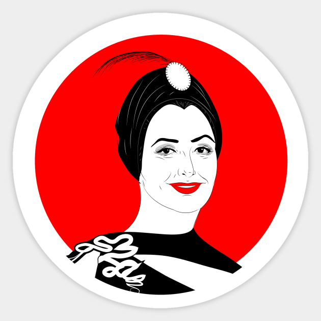 Andrea V. Sticker by OneLittleCrow